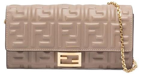 fendi wallet on chain nordstrom|baguette continental wallet with chain.